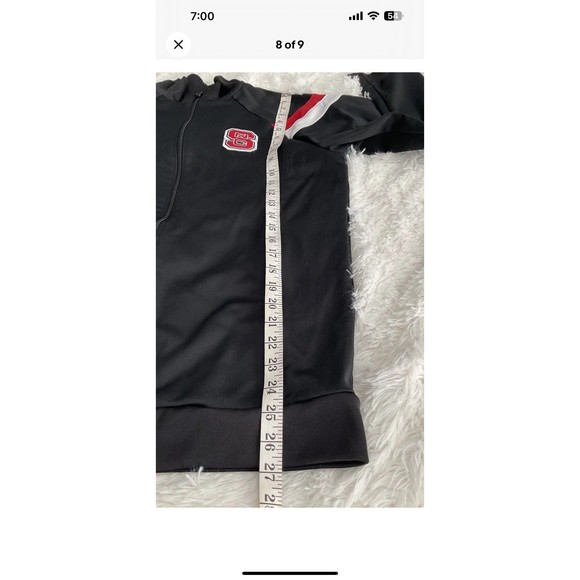 Adidas North Carolina State Men's/Unisex Track Jacket Black Full Zip Sz 50 (M) - Picture 8 of 9